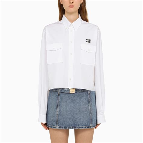 chemise miu miu|Miu Miu Femme .